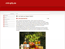 Tablet Screenshot of chili-gilly.de